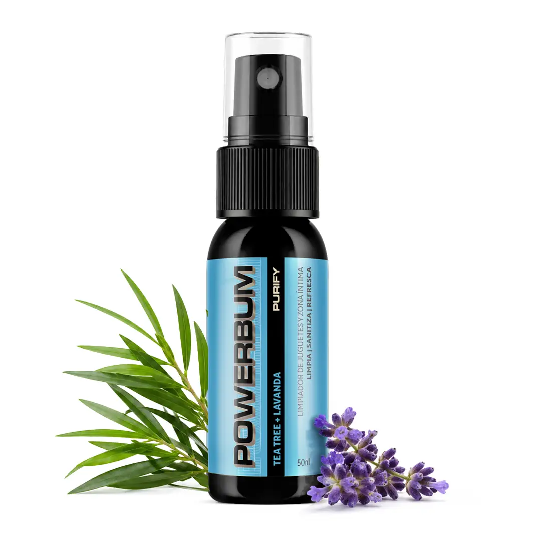Powerbum Purify Limpiador Juguetes y Zona Íntima Tea Tree Lavanda