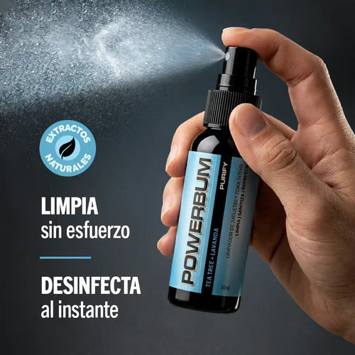 Powerbum Purify Limpiador Juguetes y Zona Íntima Tea Tree Lavanda