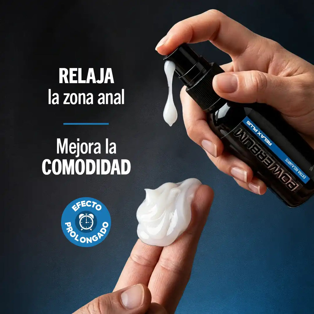 Powerbum Relax Plus Lubricante Anal Crema Extra Relajante