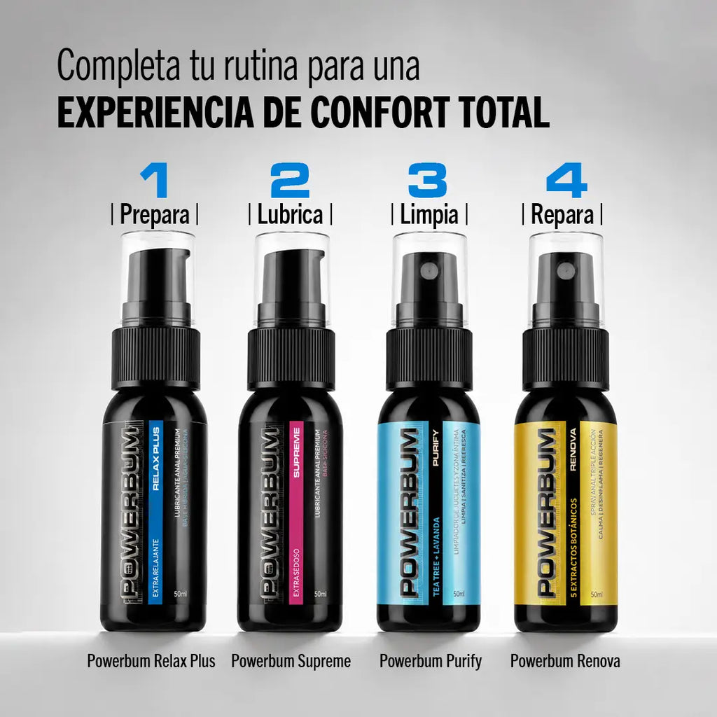 Powerbum Relax Plus Lubricante Anal Crema Extra Relajante
