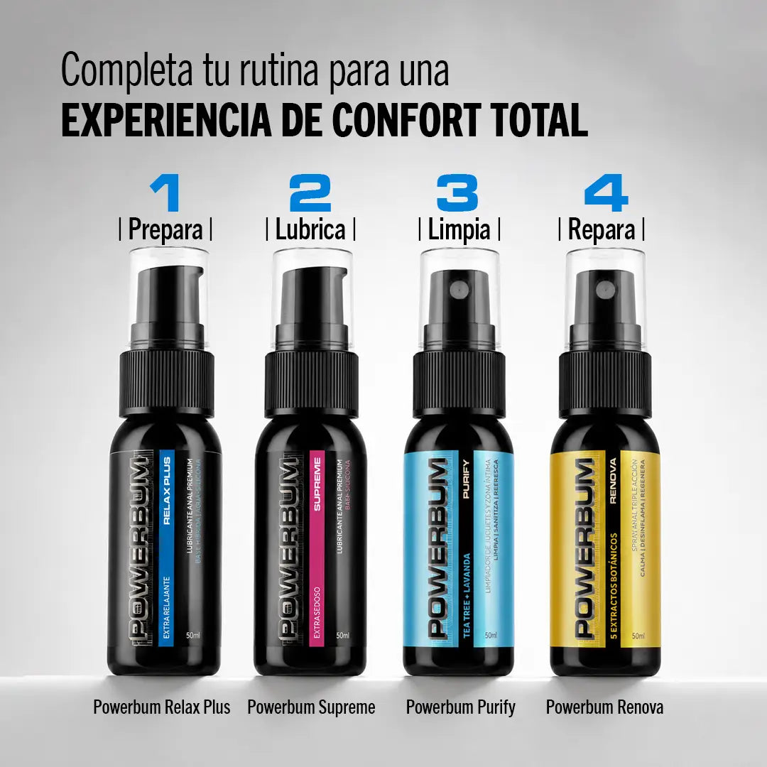 Powerbum Relax Plus Lubricante Anal Crema Extra Relajante