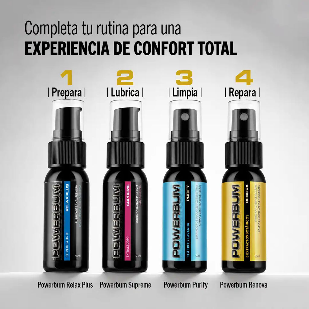 Powerbum Renova Spray Anal Extractos Botánicos Calma Desinflama y Regenera