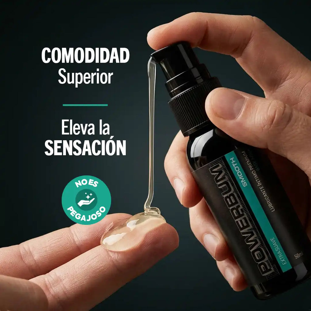 Powerbum Smooth Lubricante Base Agua con Extracto de Caléndula Calmante
