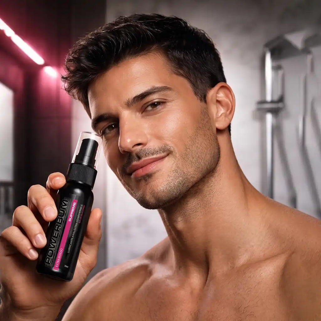 Powerbum Supreme Lubricante Anal Base Silicón con Extracto de Clavo Anestésico