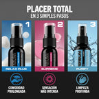 Kit de Lubricantes Powerbum Anal Básico 3-Pack