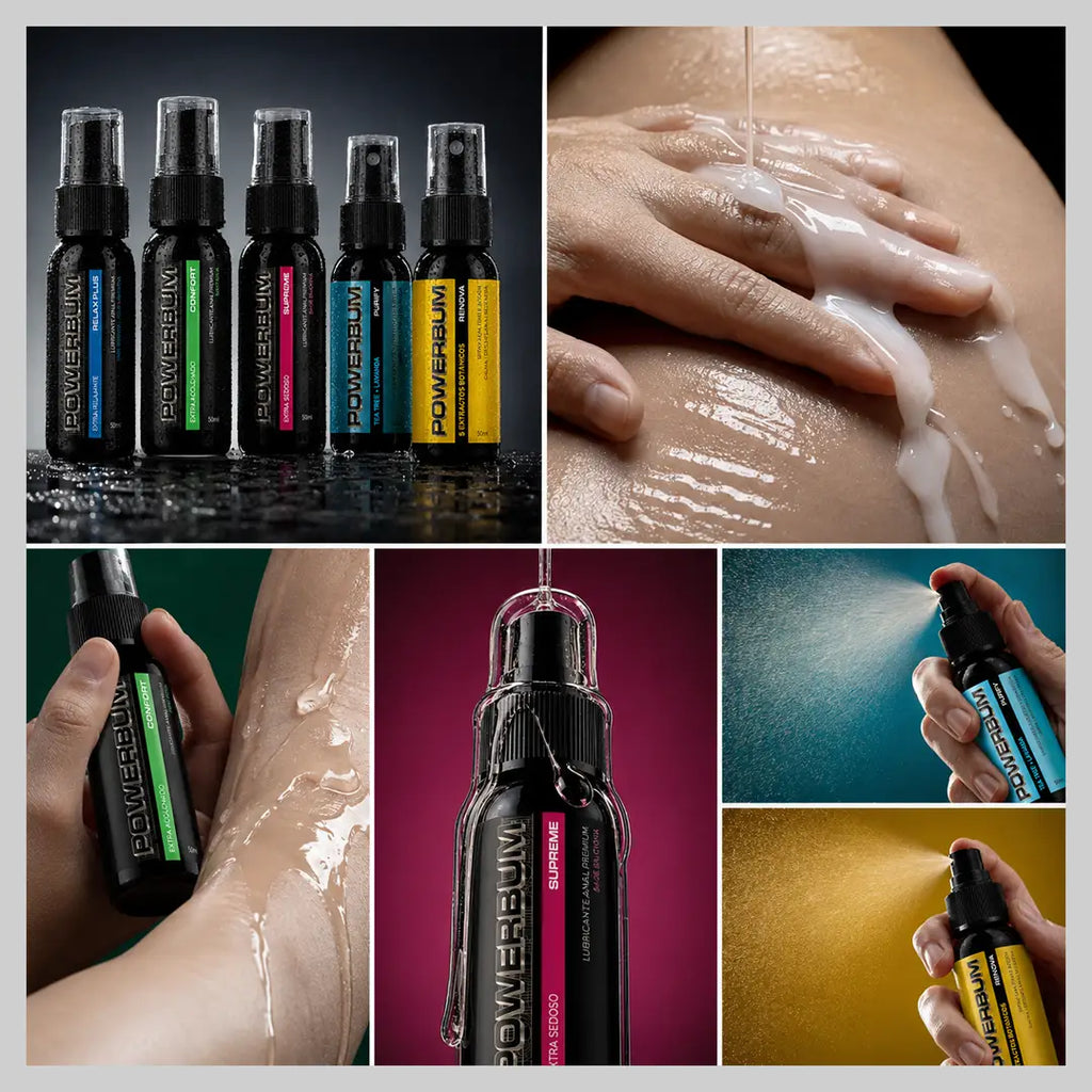 Kit de Lubricantes Powerbum Anal Pro 5-Pack