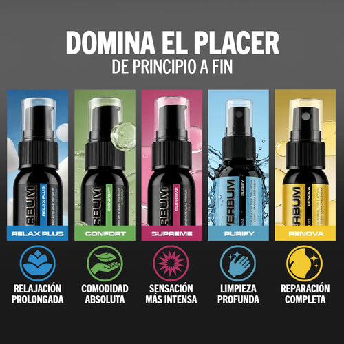 Kit de Lubricantes Powerbum Anal Pro 5-Pack
