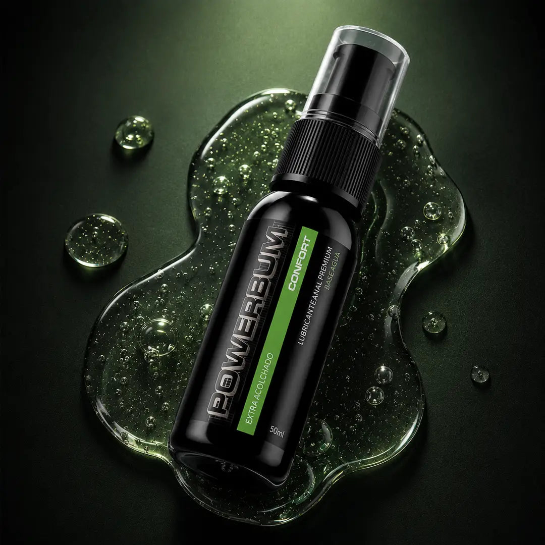 Powerbum Confort Lubricante Anal Base Agua con Extracto de Clavo Anestésico