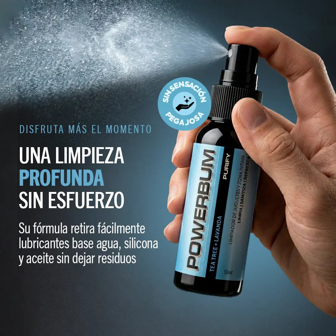 Powerbum Purify Limpiador Desinfectante Íntimo Tea Tree Lavanda
