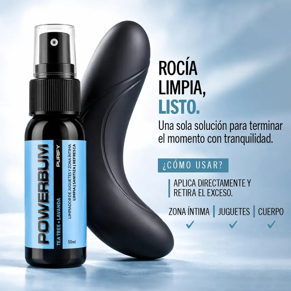 Powerbum Purify Limpiador Desinfectante Íntimo Tea Tree Lavanda