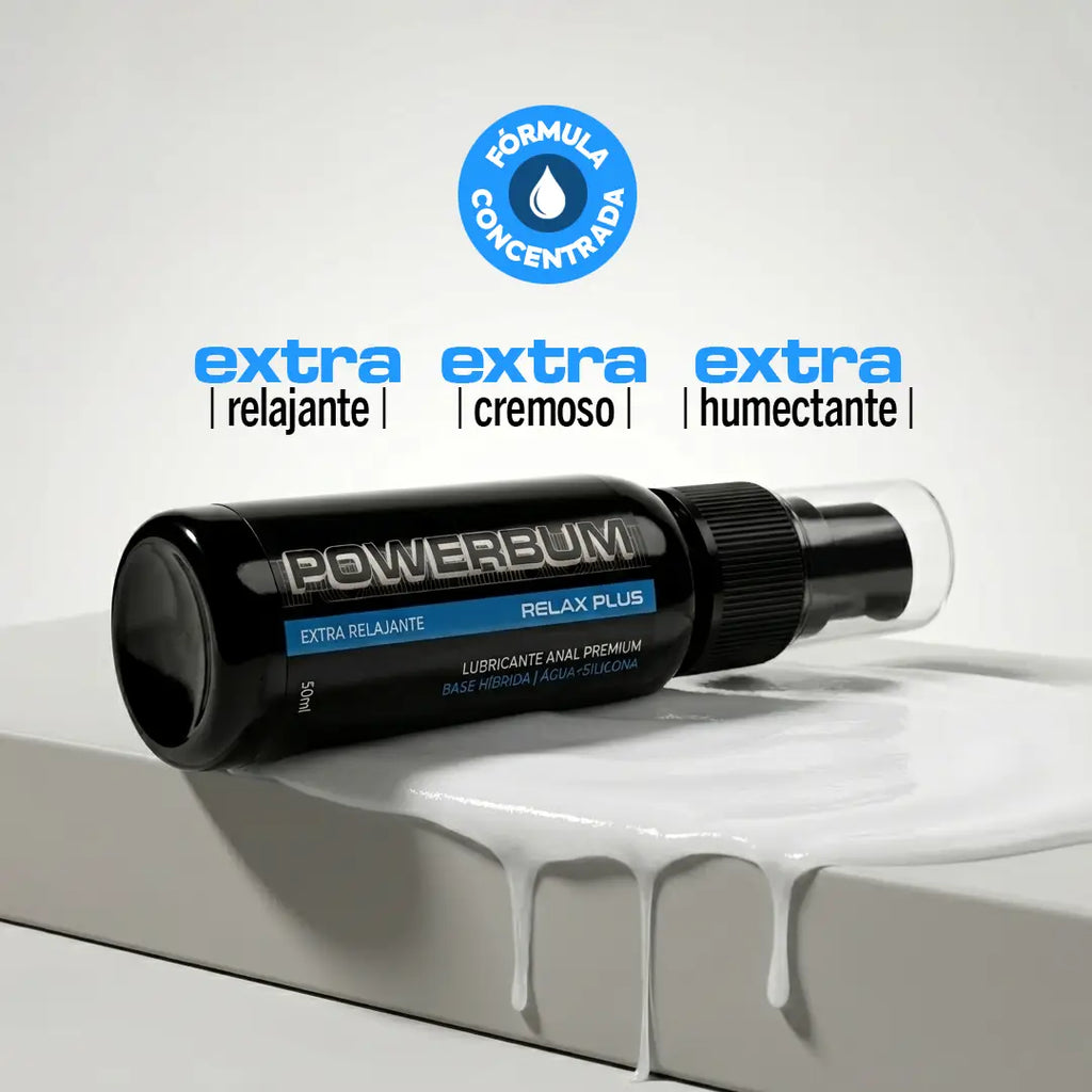 Powerbum Relax Plus Lubricante Anal Crema Extra Relajante