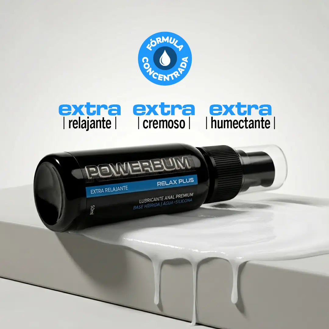 Powerbum Relax Plus Lubricante Anal Crema Extra Relajante
