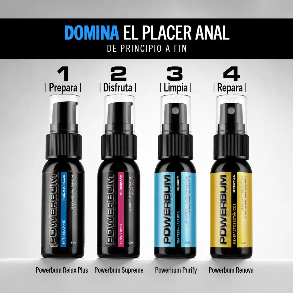 Powerbum Relax Plus Lubricante Anal Crema Extra Relajante