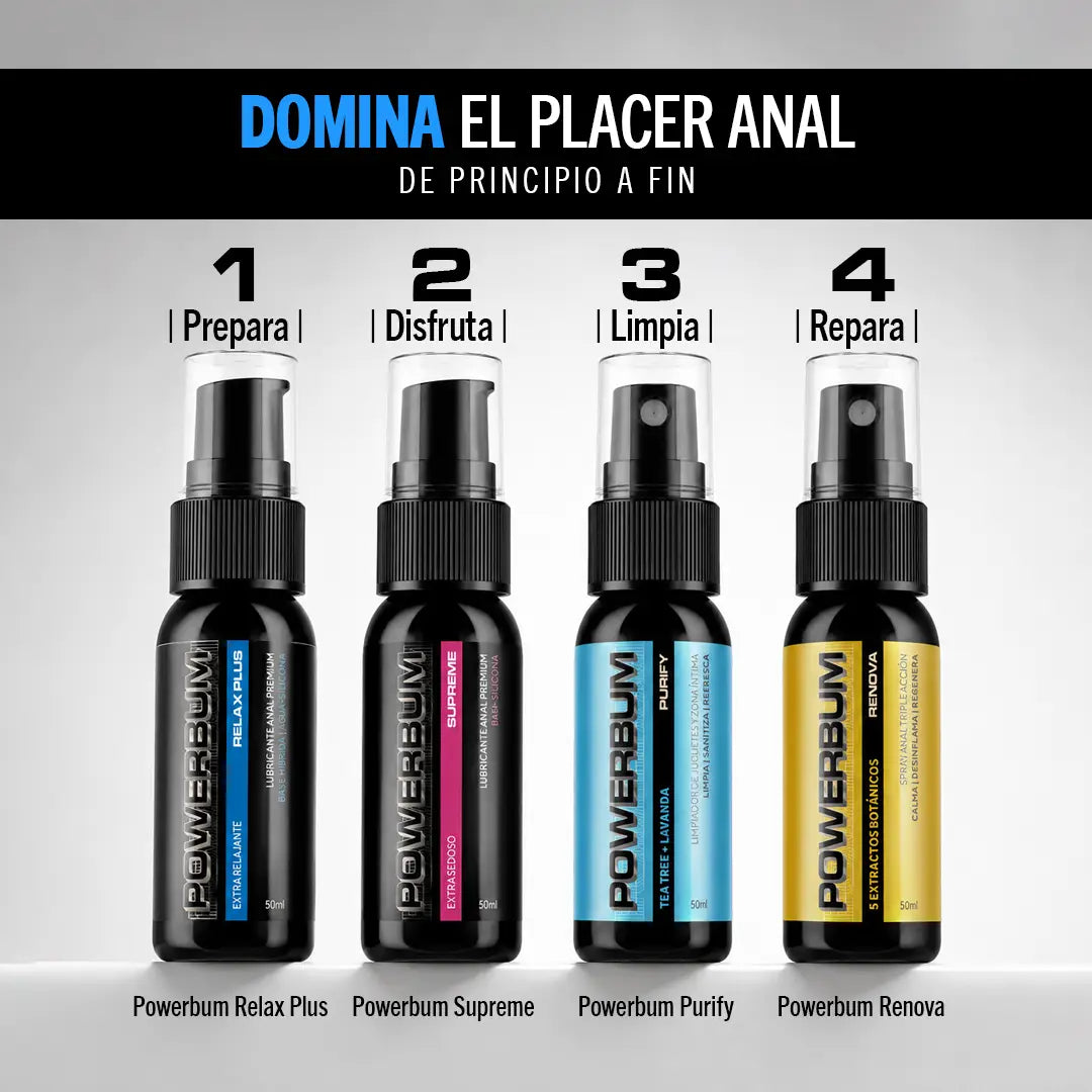 Powerbum Relax Plus Lubricante Anal Crema Extra Relajante