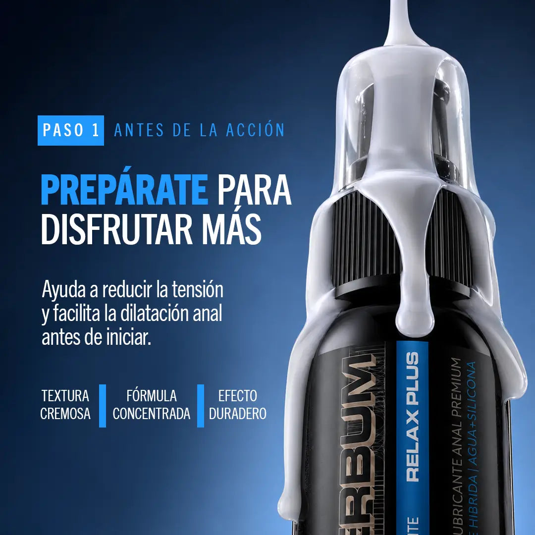 Powerbum Relax Plus Lubricante Anal Crema Extra Relajante