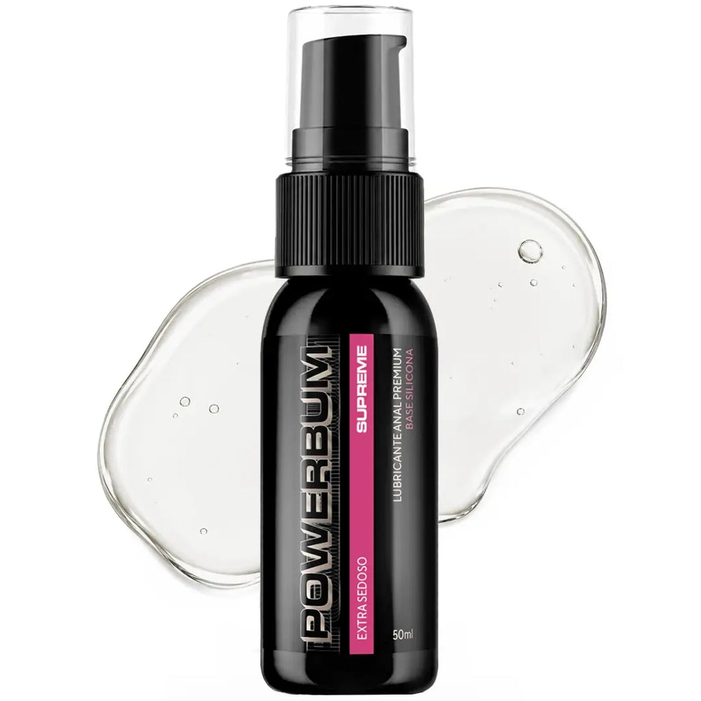 Powerbum Supreme Lubricante Anal Base Silicón con Extracto de Clavo Anestésico