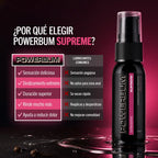Powerbum Supreme Lubricante Anal Base Silicón con Extracto de Clavo Anestésico