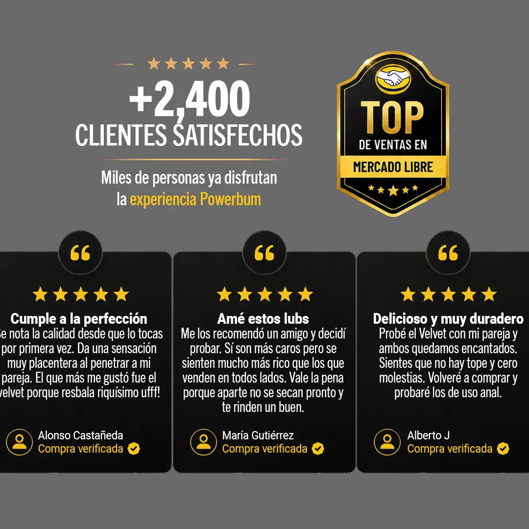 Kit de Lubricantes Powerbum Básico 3-Pack