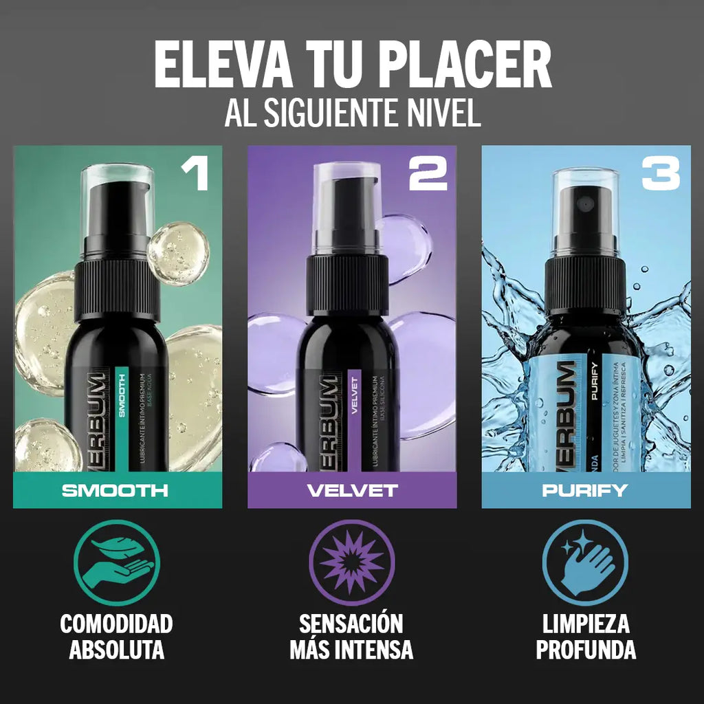Kit de Lubricantes Powerbum Básico 3-Pack