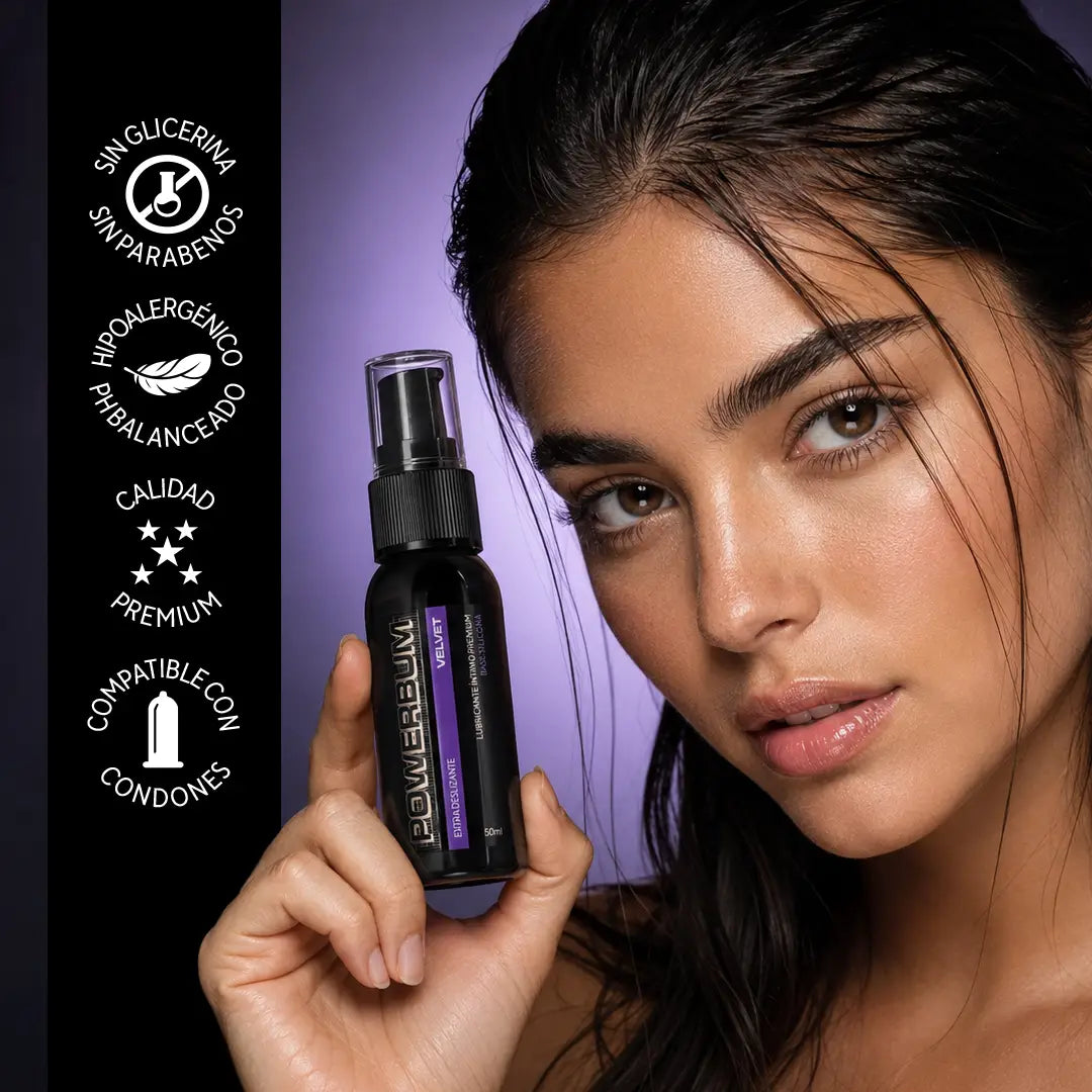 Powerbum Velvet Lubricante Base Silicón Extra Deslizante
