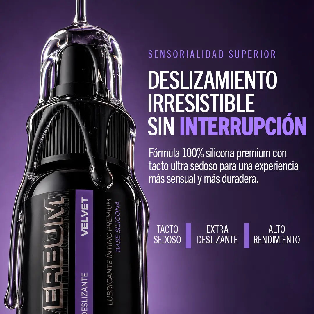 Powerbum Velvet Lubricante Base Silicón Extra Deslizante